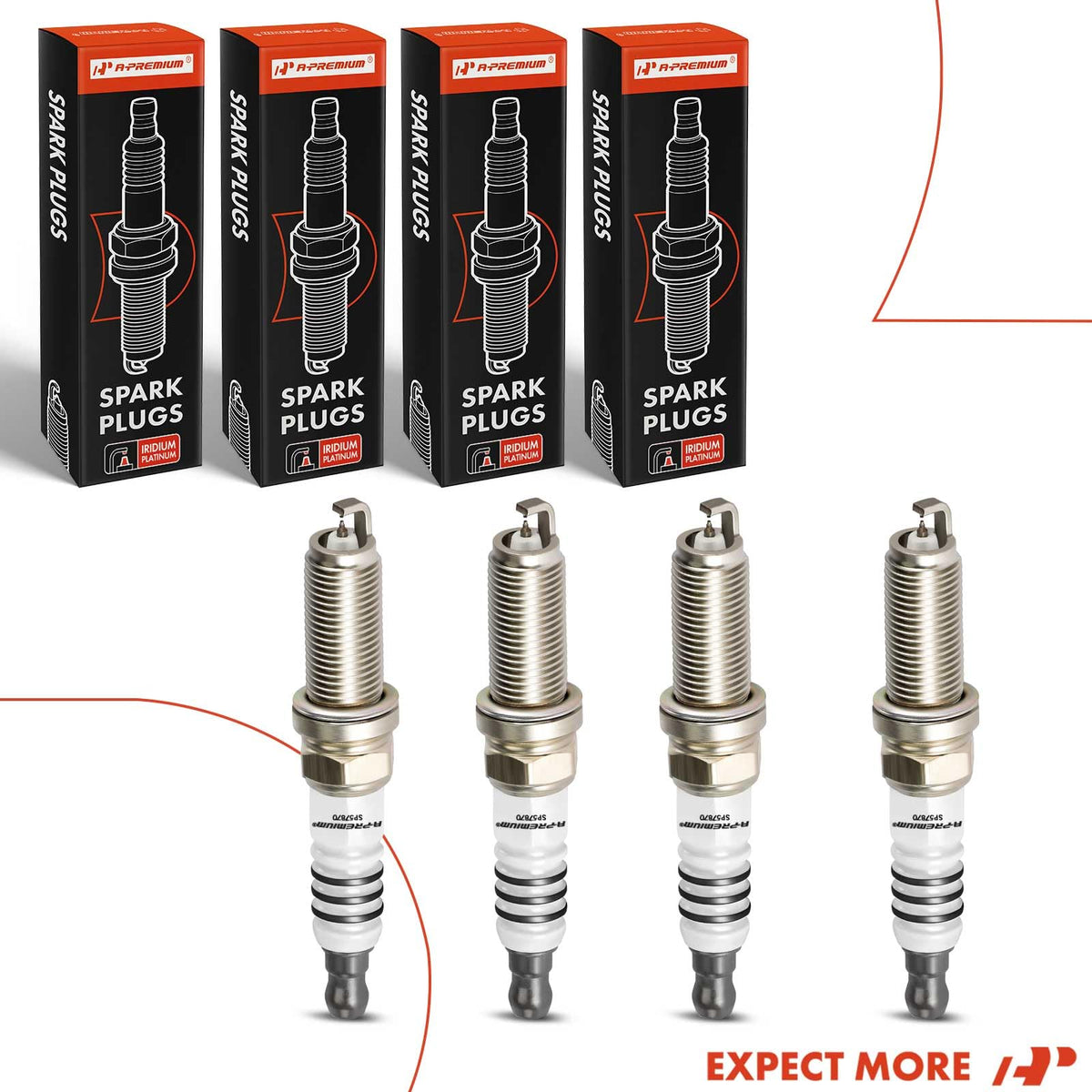 A-Premium lifestyle garage install scene showing a mechanic replacing plugs for maintenance efficiency