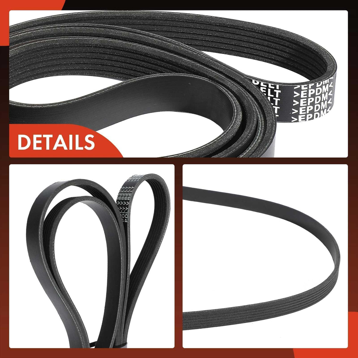 A-Premium belt in a garage setting with mechanic installing for straightforward replacement