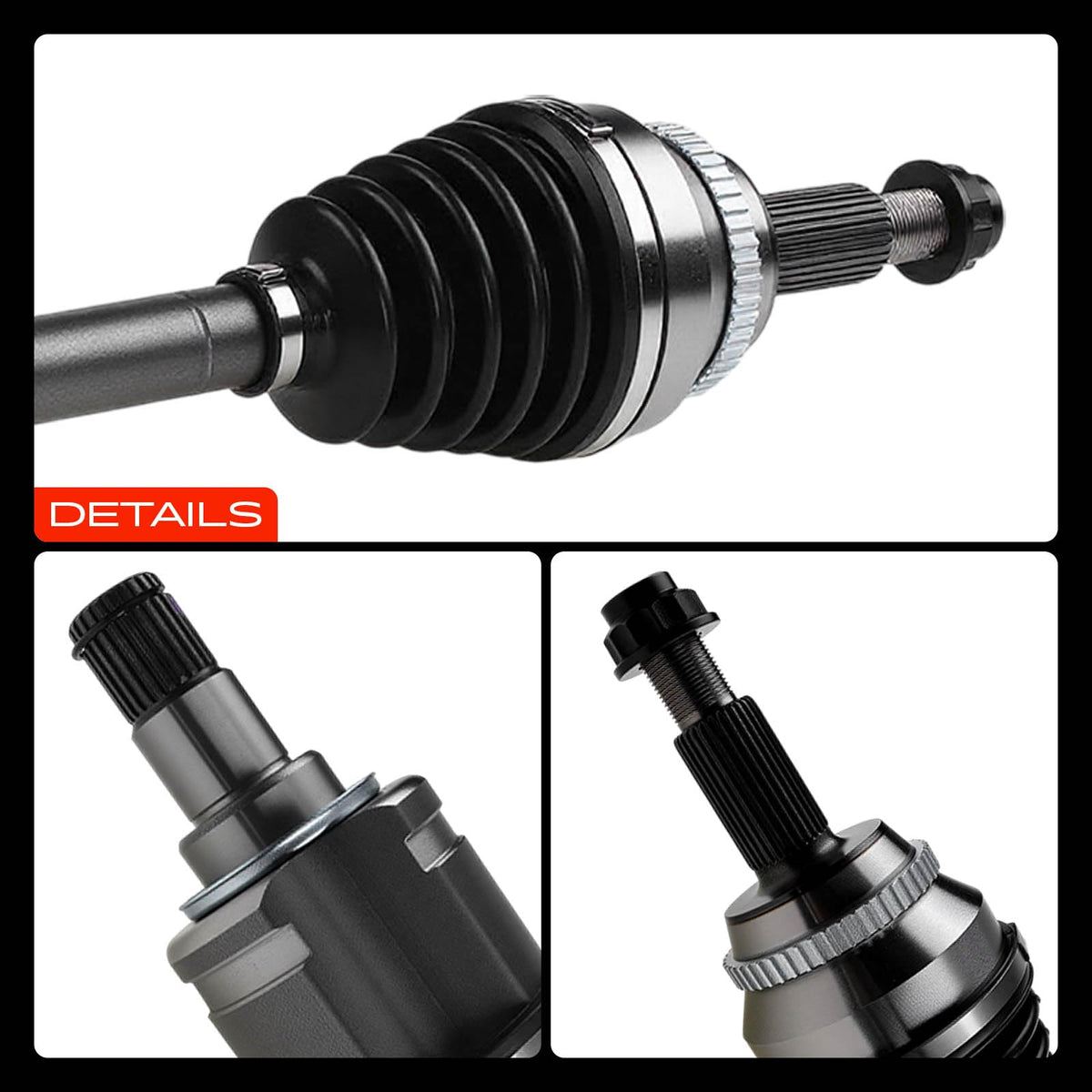 A-Premium axles staged in garage with tools, illustrating straightforward professional installation