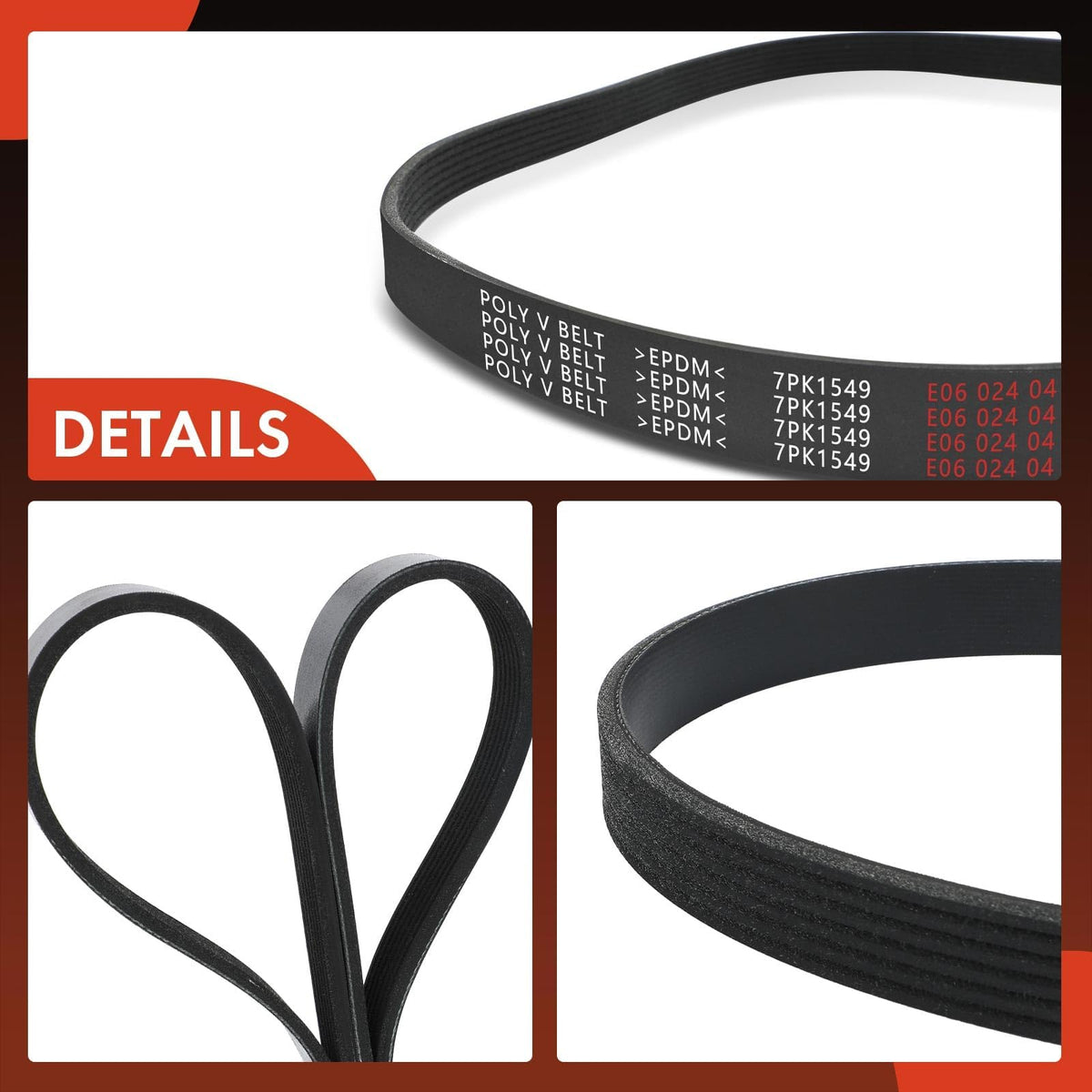 A-Premium belt being installed in garage for simple DIY replacement