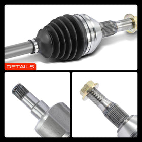 A-Premium mechanic installing axle in garage showing practical replacement benefit