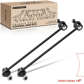 Technician installing A-Premium sway bar link in garage for improved control