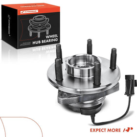 A-Premium technician installing hub in garage emphasizing easy swap