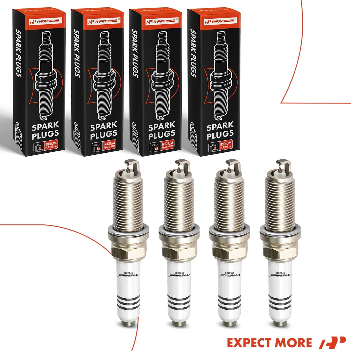A-Premium mechanic installing plug in garage illustrating smooth maintenance