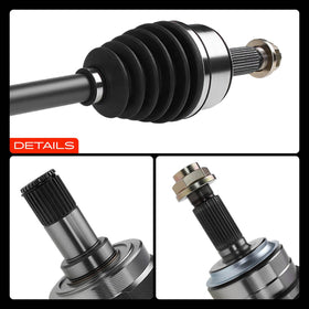 A-Premium axles staged in a garage to show technician-friendly installation