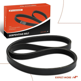 Mechanic installing A-Premium belt in garage showing professional-ready replacement