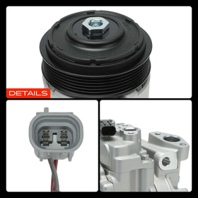A-Premium compressor in a garage setting showing straightforward mechanic installation