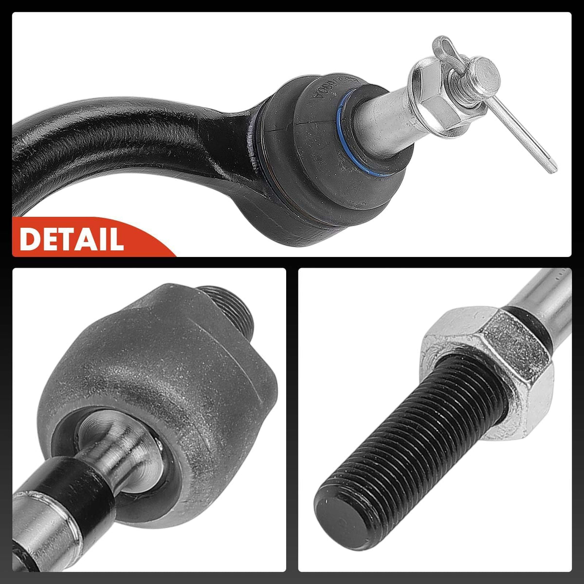 A-Premium tie rod in garage during install illustrating DIY-friendly fit