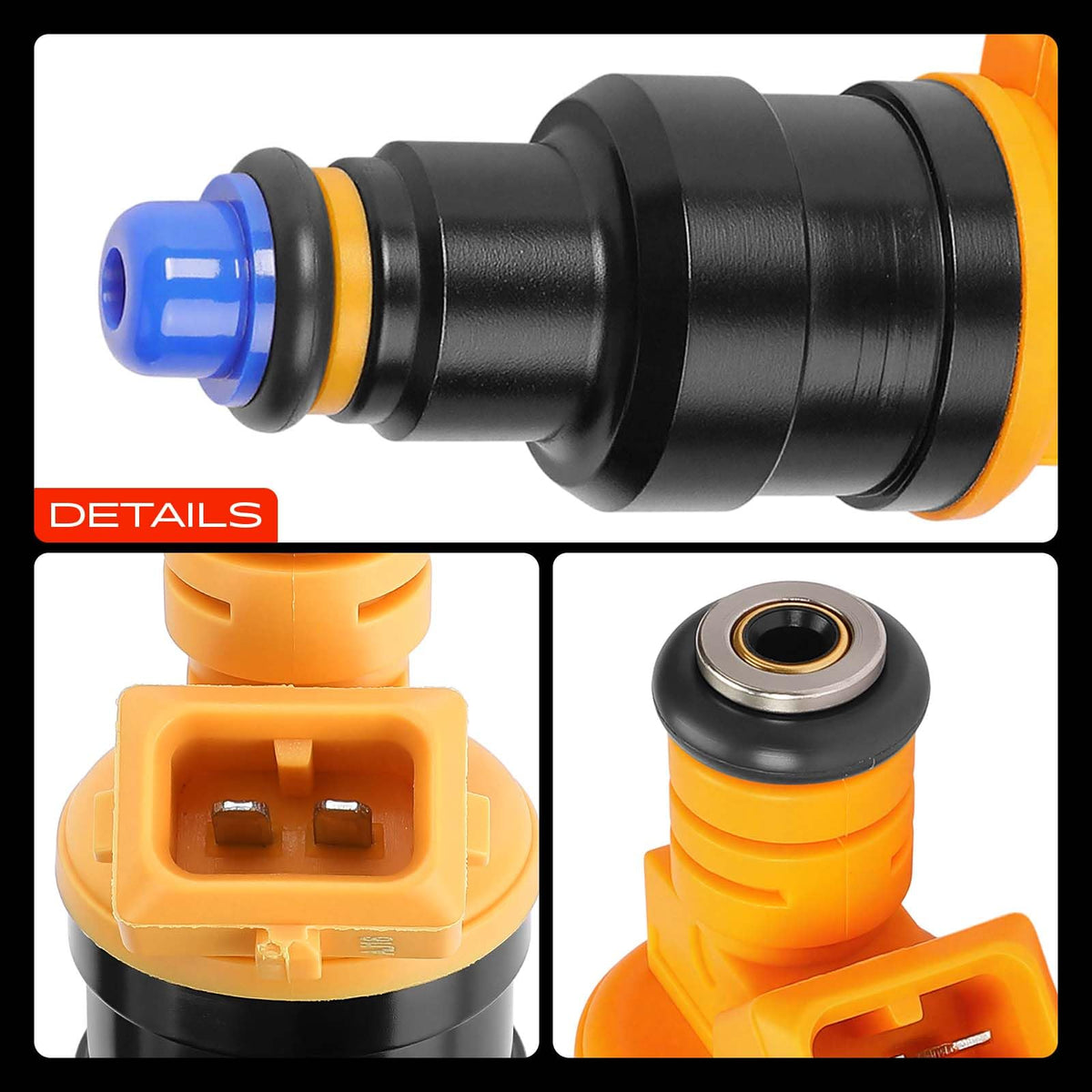 A-Premium injectors in a garage installation scene, professional repair ready