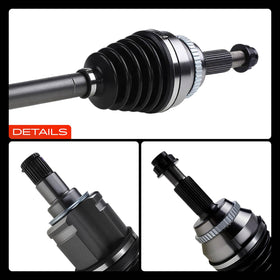 A-Premium axle in a garage installation scene illustrating straightforward replacement