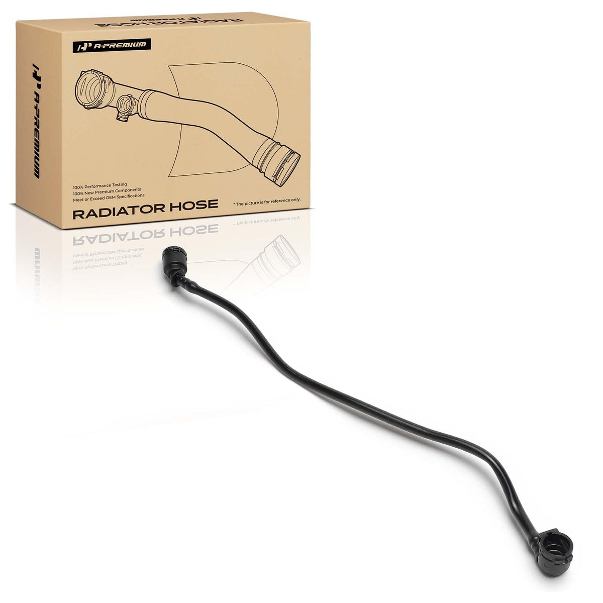 A-Premium hose in a garage setting demonstrating easy replacement and reliability