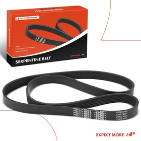 A-Premium belt in a garage setting conveying professional-grade replacement reliability