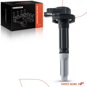 A-Premium coil in garage setting suggesting professional-grade replacement