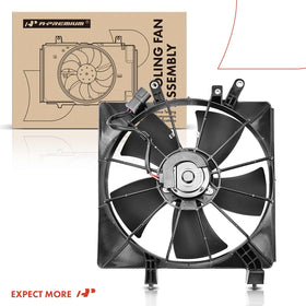 A-Premium fan in a garage setting showing ready-for-installation benefit