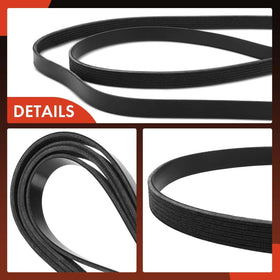 A-Premium belt staged with tools in garage conveying professional readiness