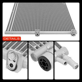 A-Premium condenser installed on F-150 illustrating restored cabin cooling