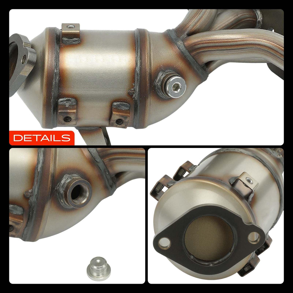 A-Premium mechanic installing converter showing ease of professional fit