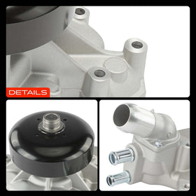 A-Premium mechanic installing pump portraying professional reliability