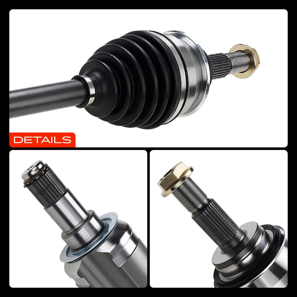 A-Premium mechanic replacing axle in garage illustrating practical repair use