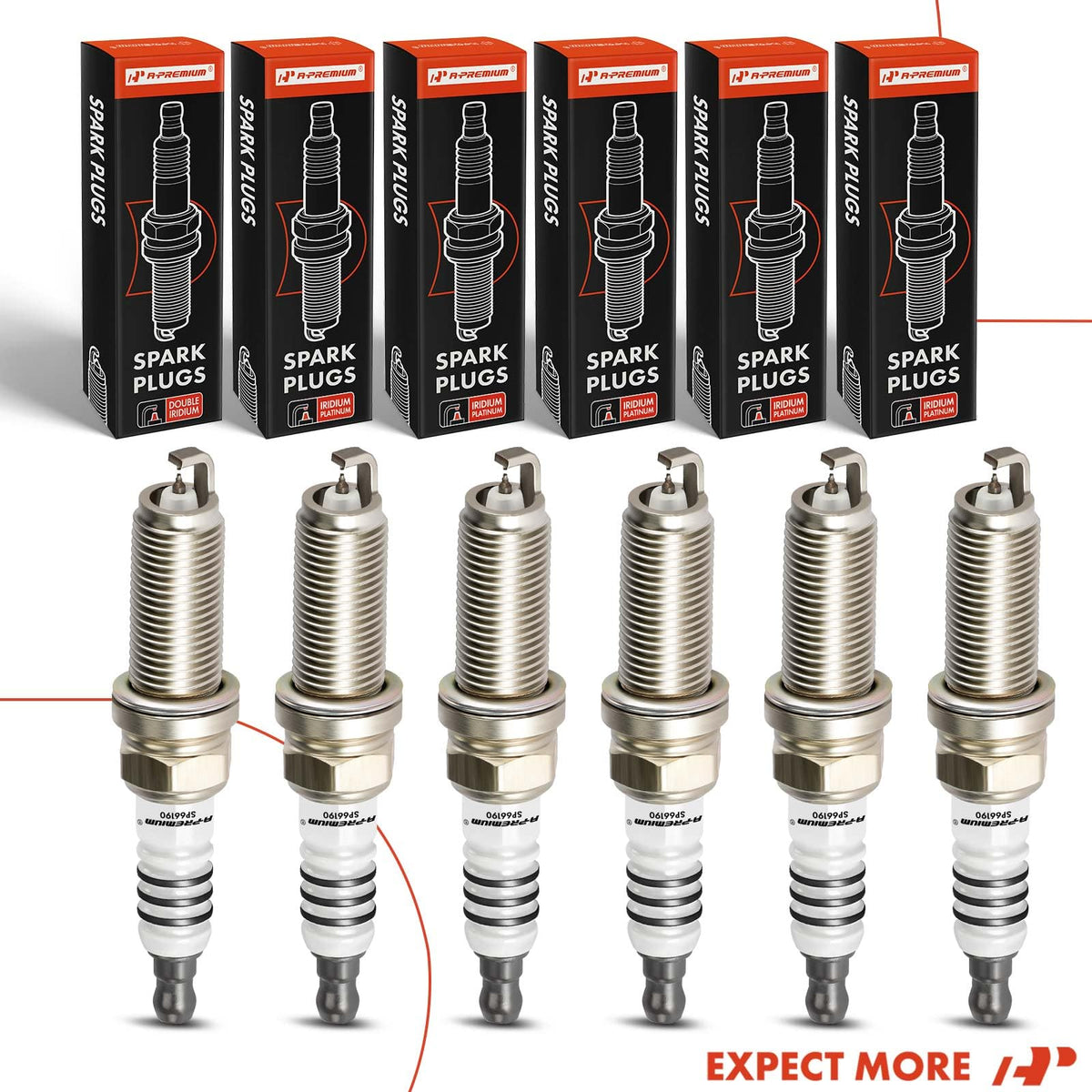 A-Premium spark plugs in a toolbox highlighting professional-grade readiness