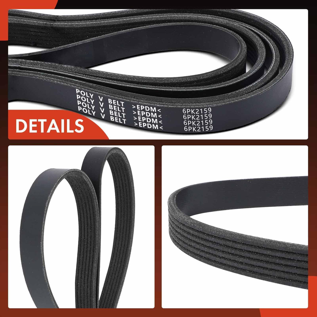 A-Premium belt staged with tools to suggest fast, tool-free friendly installation
