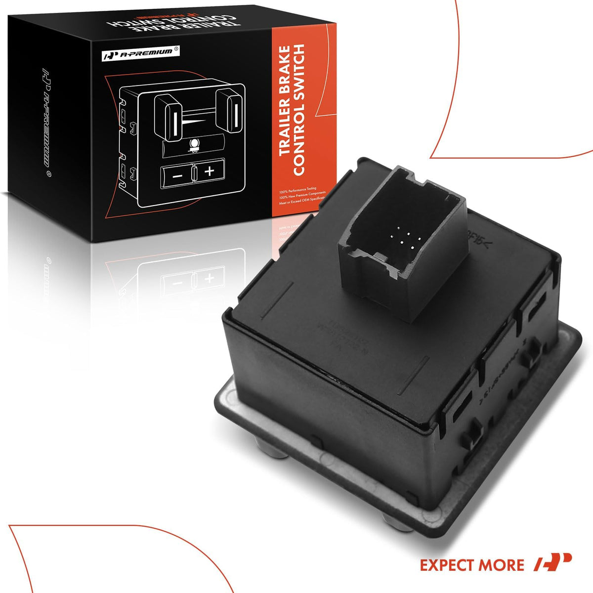 A-Premium pictured on tow vehicle dashboard conveying confident towing control