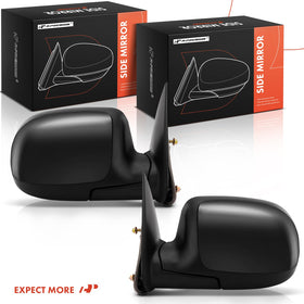 A-Premium mirrors being installed on truck door showing easy swap-out benefit