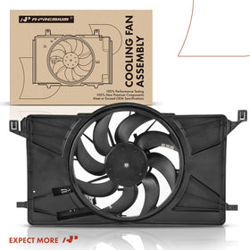 A-Premium fan on workbench ready for mechanic installation and testing