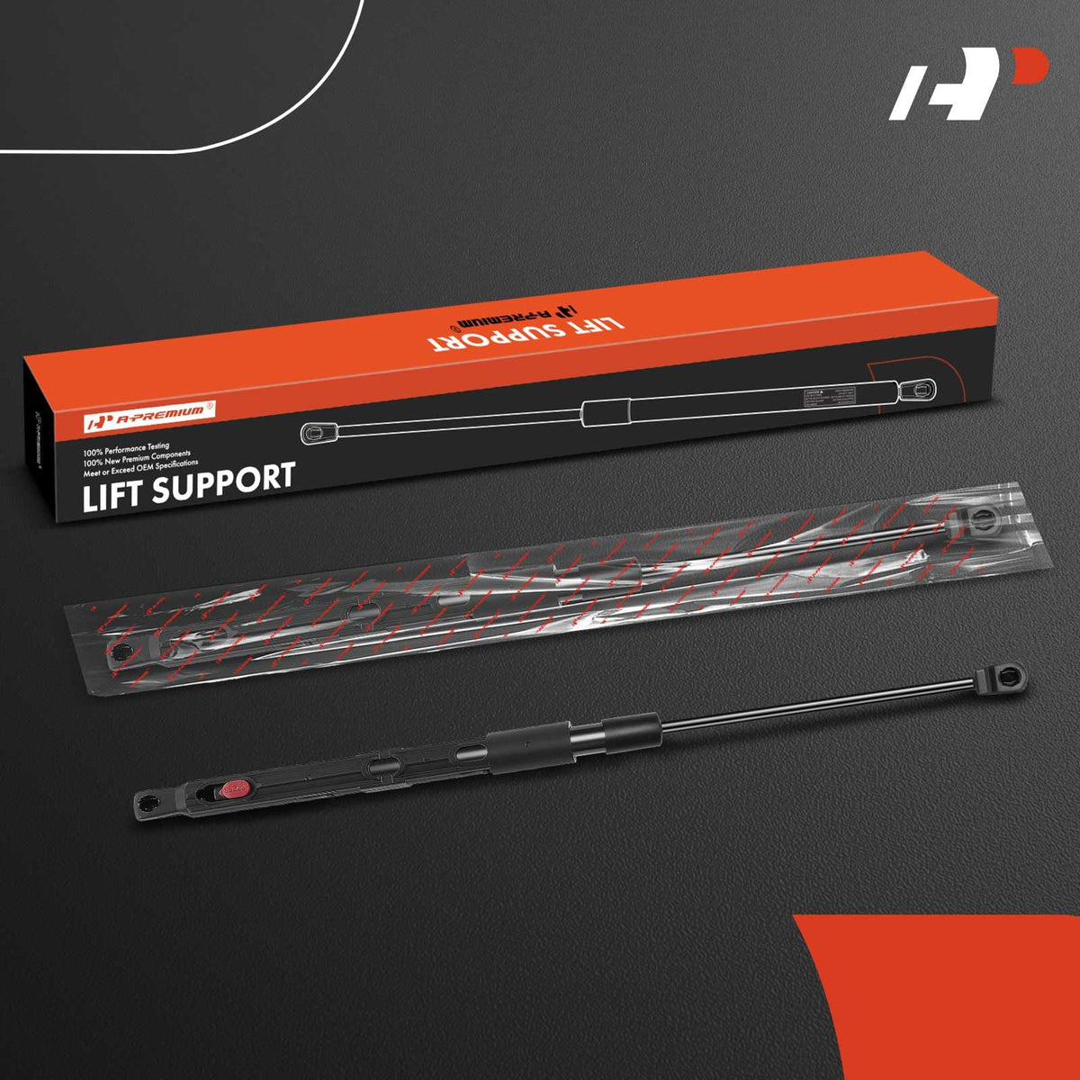 A-Premium left-side lift support locking tube close-up for secure hold