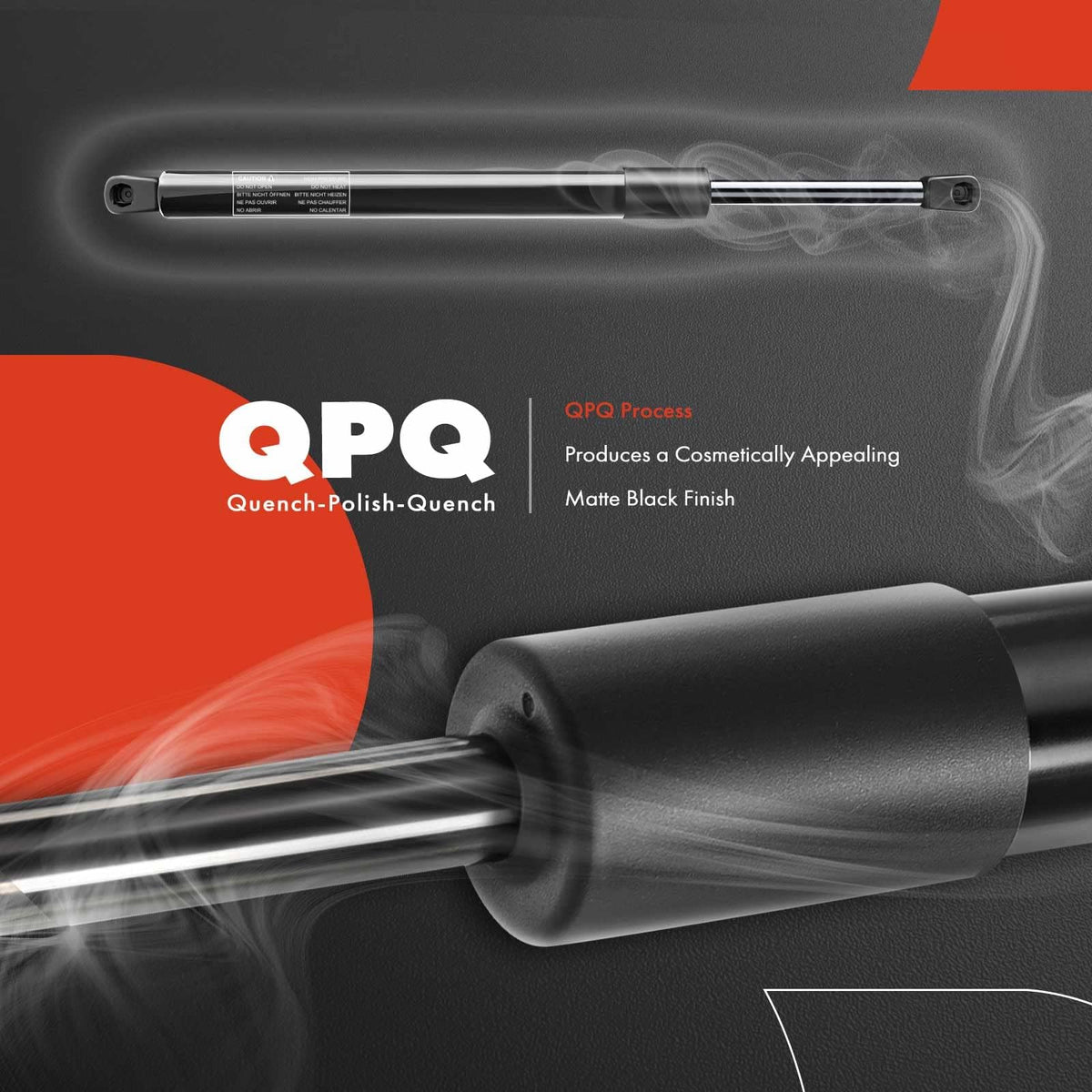 A-Premium right-side lift support sliding tube detail for smooth motion