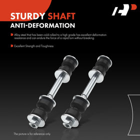 A-Premium link installed on vehicle suspension demonstrating improved handling