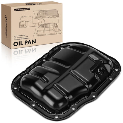 A-Premium lower oil pan front view showing fit and protection