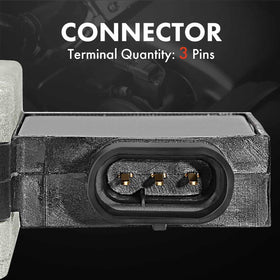 A-Premium MAF three-pin connector close-up for easy plug-and-play installation