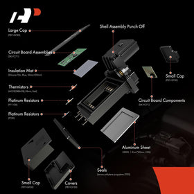 A-Premium detail of two mounting holes for secure bolt-on installation