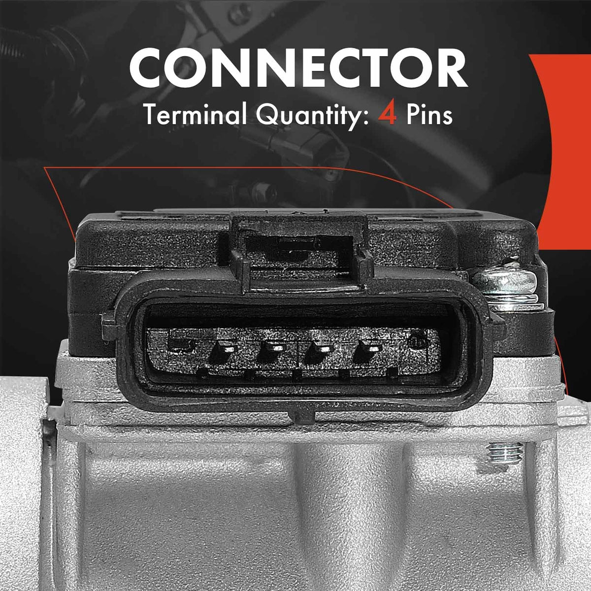 A-Premium MAF sensor mounting holes detail for secure bolt-on installation