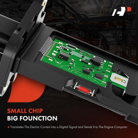 A-Premium MAF beside ruler showing dimensions for easy fitment verification