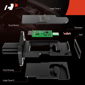 A-Premium detailed shot of sensor element illustrating accurate airflow measurement