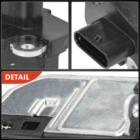 A-Premium MAF sensor beside a coin for size comparison showing compact form and easy handling