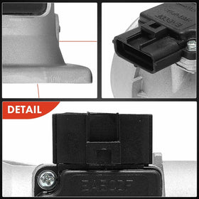A-Premium MAF sensor side profile showing durable PBT+GF30 and alloy