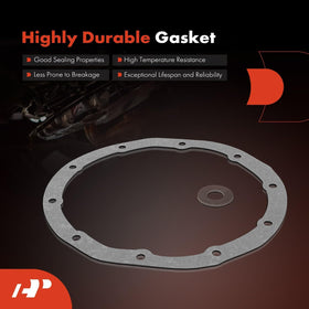 A-Premium magnetic drain plug capturing metal particles to help extend gear life