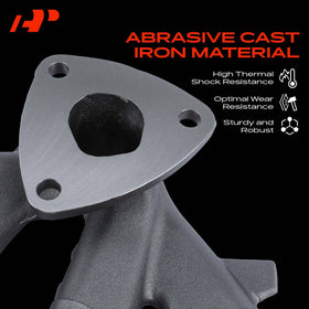A-Premium metal finish texture emphasizing heat and corrosion resistance