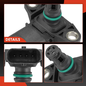 A-Premium MAP sensor label and reference numbers for correct part match