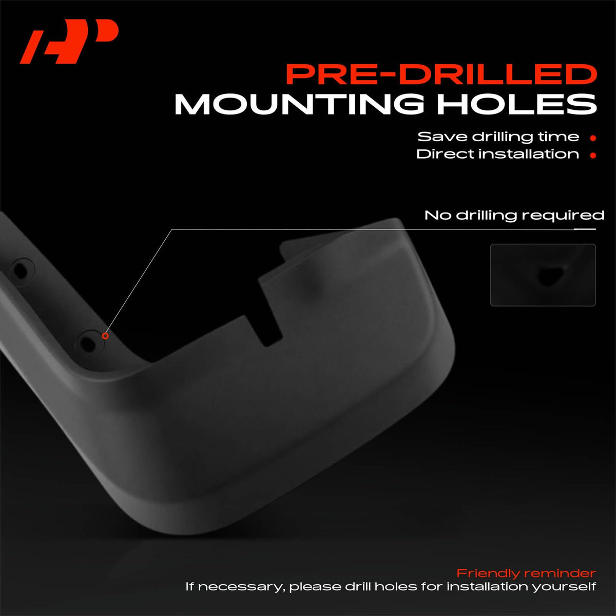 A-Premium PP+TPE material close-up showing texture and durable finish