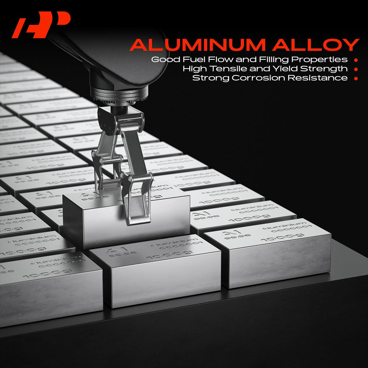 A-Premium pump mounting flange closeup for accurate bolt alignment