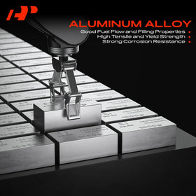 A-Premium pump mounting flange closeup for accurate bolt alignment
