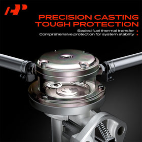 A-Premium pump side profile highlighting durable construction benefit