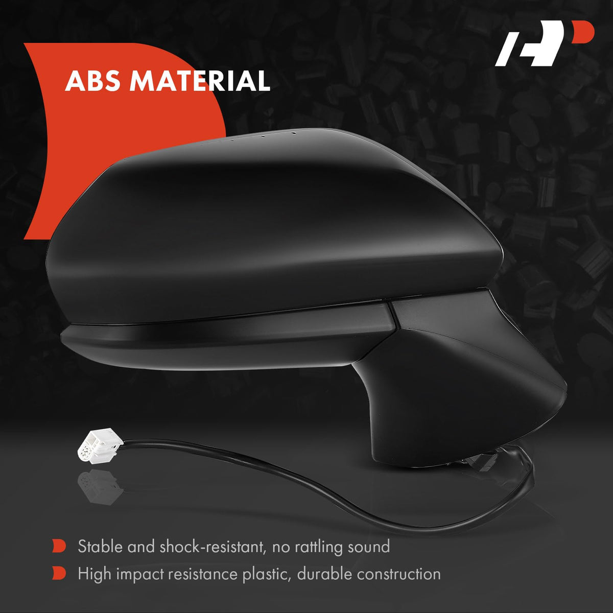 A-Premium mirror back with mounting hardware visible for secure installation
