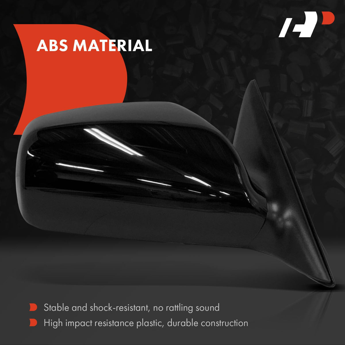 A-Premium mirror mounting hardware visible for easy-install benefit
