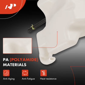 A-Premium molded inlet and outlet ports for leak-free hose connections