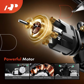 A-Premium motor connector and wiring detail showing plug-and-play compatibility